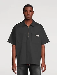 Half-Zip Short-Sleeve Shirt