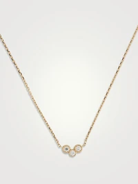 Clique Riviere 18K Gold Necklace With Diamonds