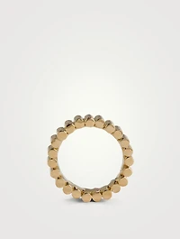 Edge 18K Gold Ring With Diamonds