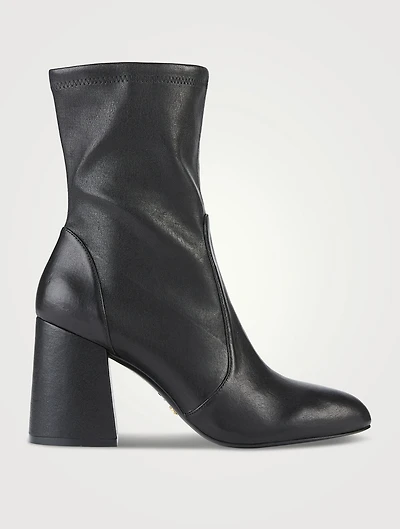 Flareblock Leather Sock Boots