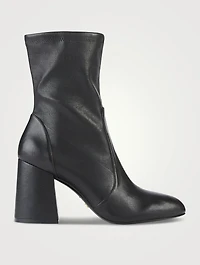 Flareblock Leather Sock Boots