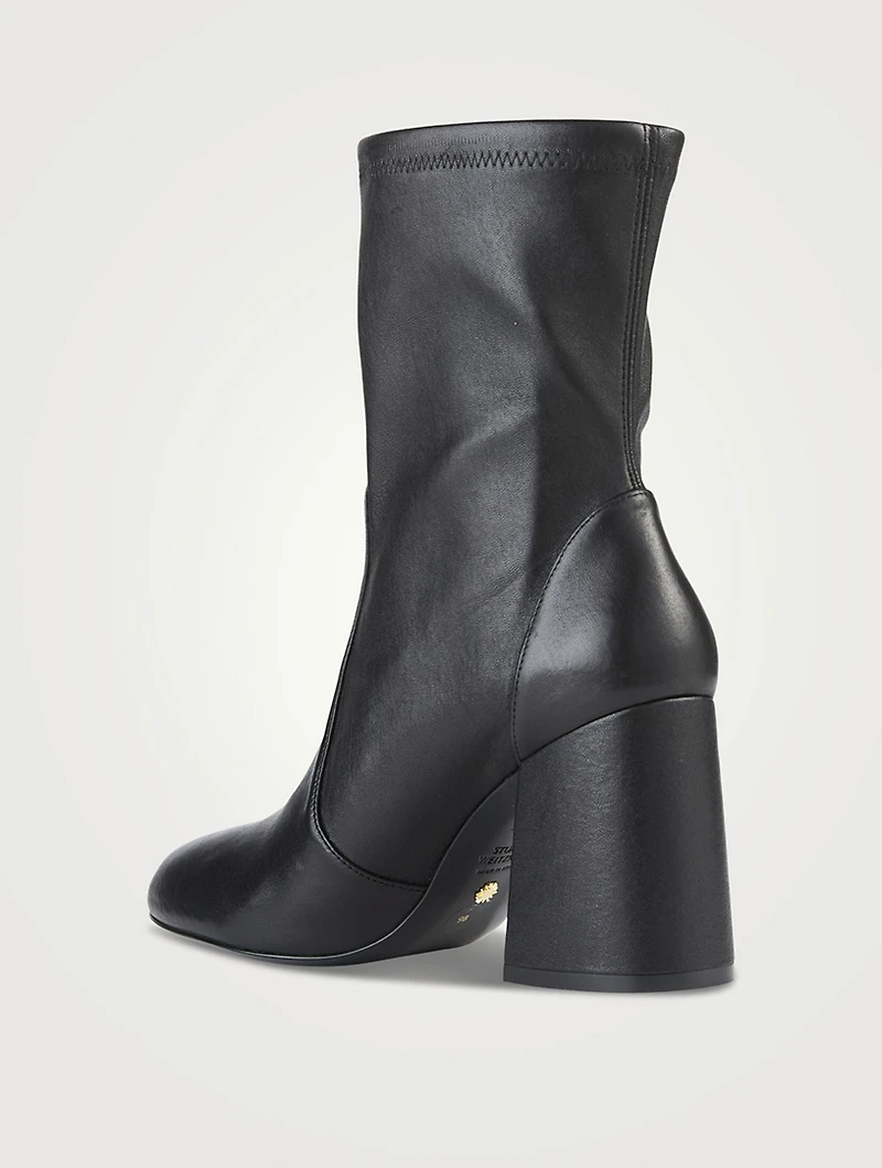 Flareblock Leather Sock Boots