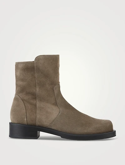 Bold Suede Ankle Boots