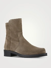 Bold Suede Ankle Boots