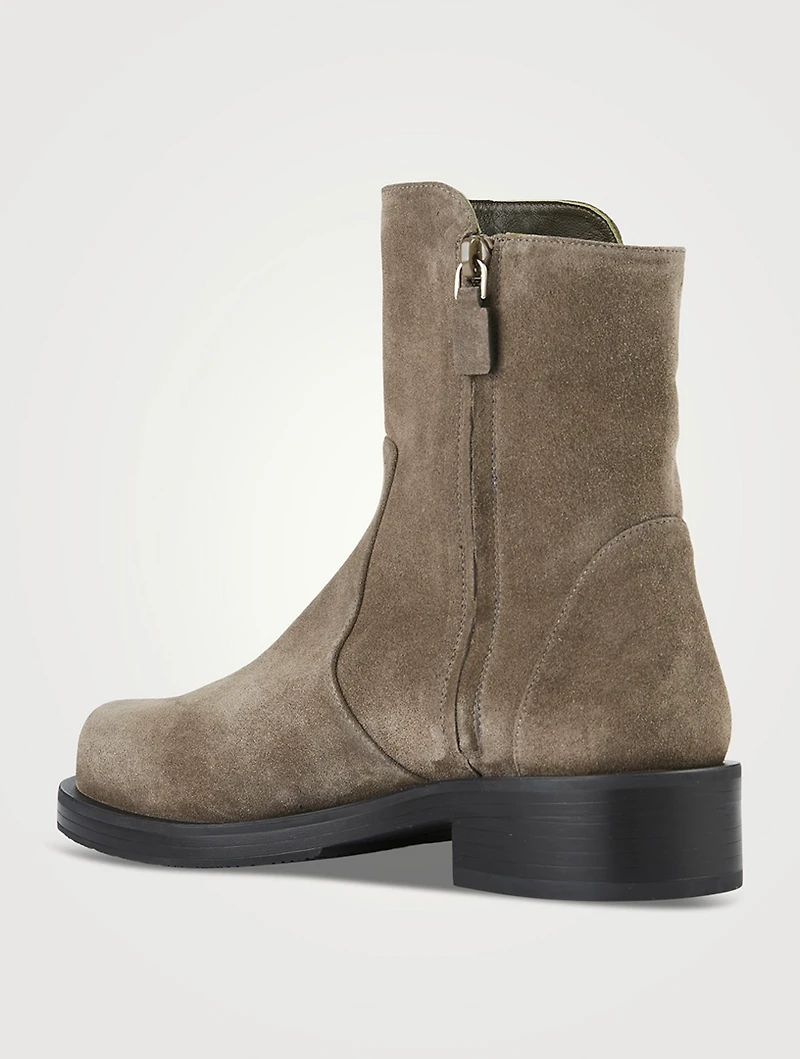 Bold Suede Ankle Boots