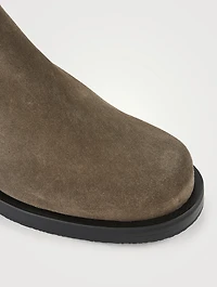 Bold Suede Ankle Boots