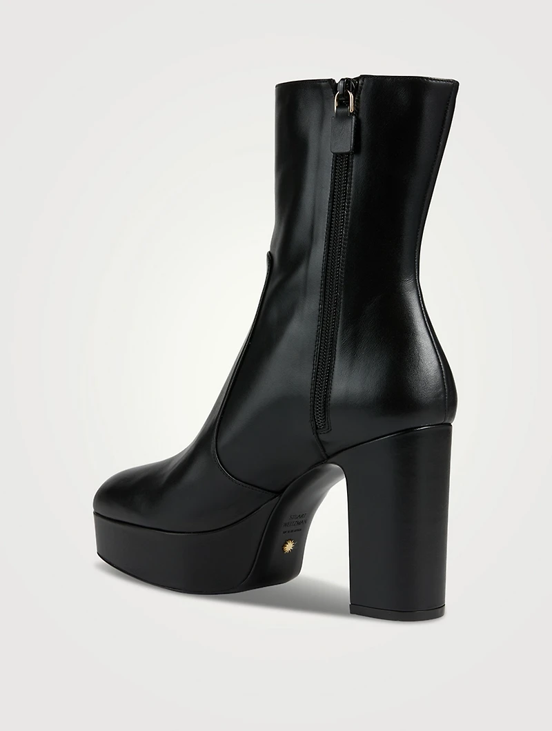 Lala Leather Platform Boots