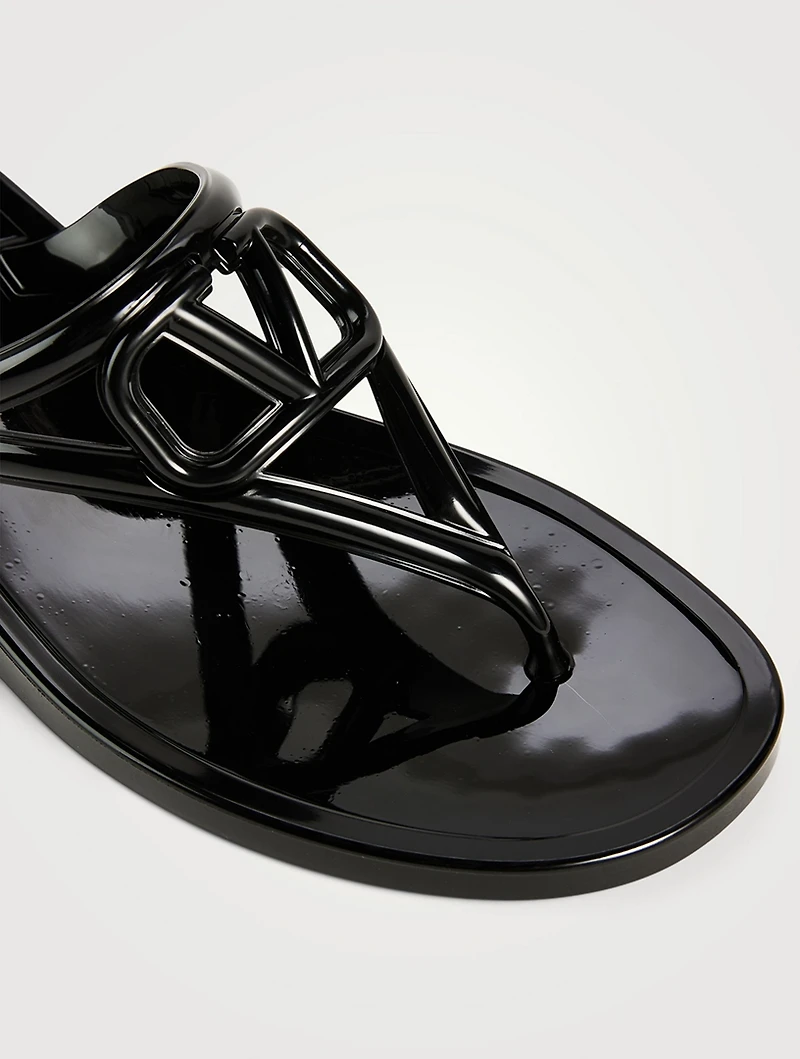 VLOGO Rubber Thong Sandals