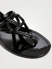 VLOGO Rubber Thong Sandals