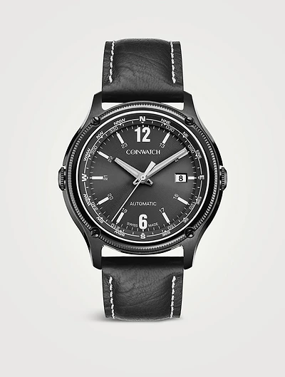 Medallion PVD Compass Watch