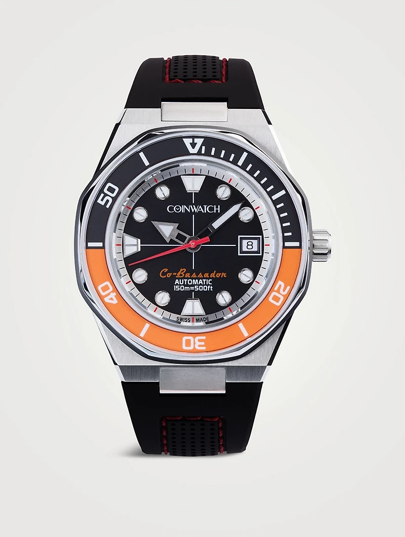Medallion Co-Bassador Stainless Steel Watch