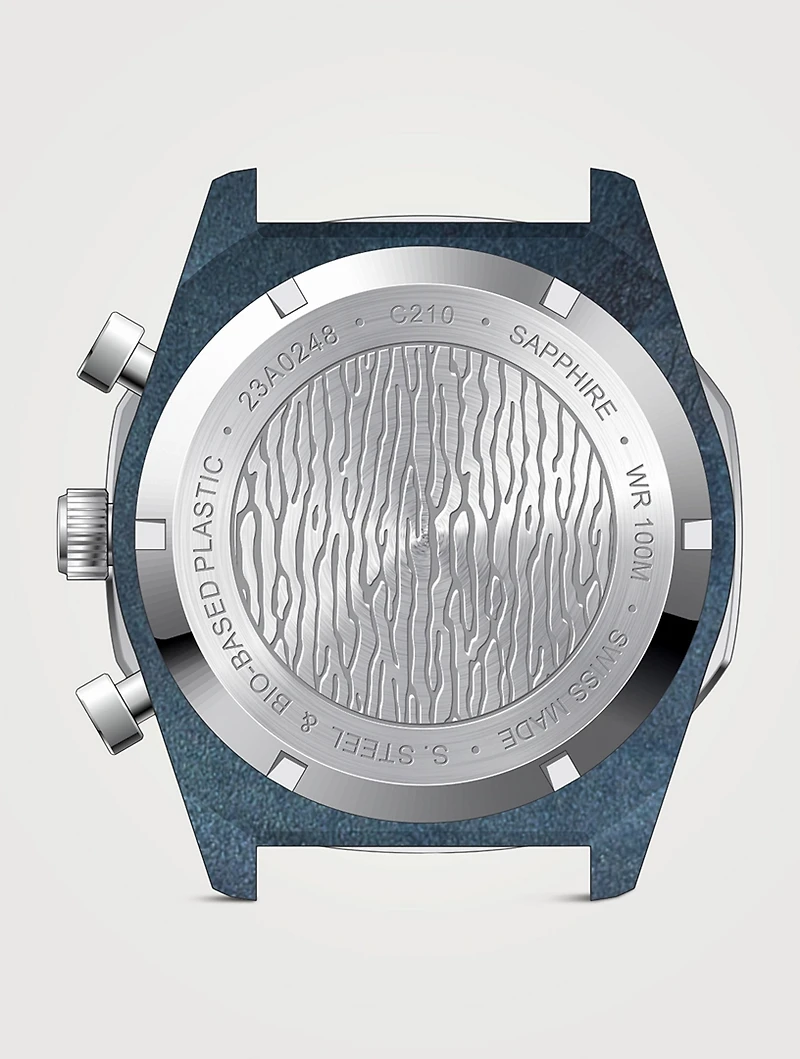 Medallion Coinographer Vegan Leather Watch