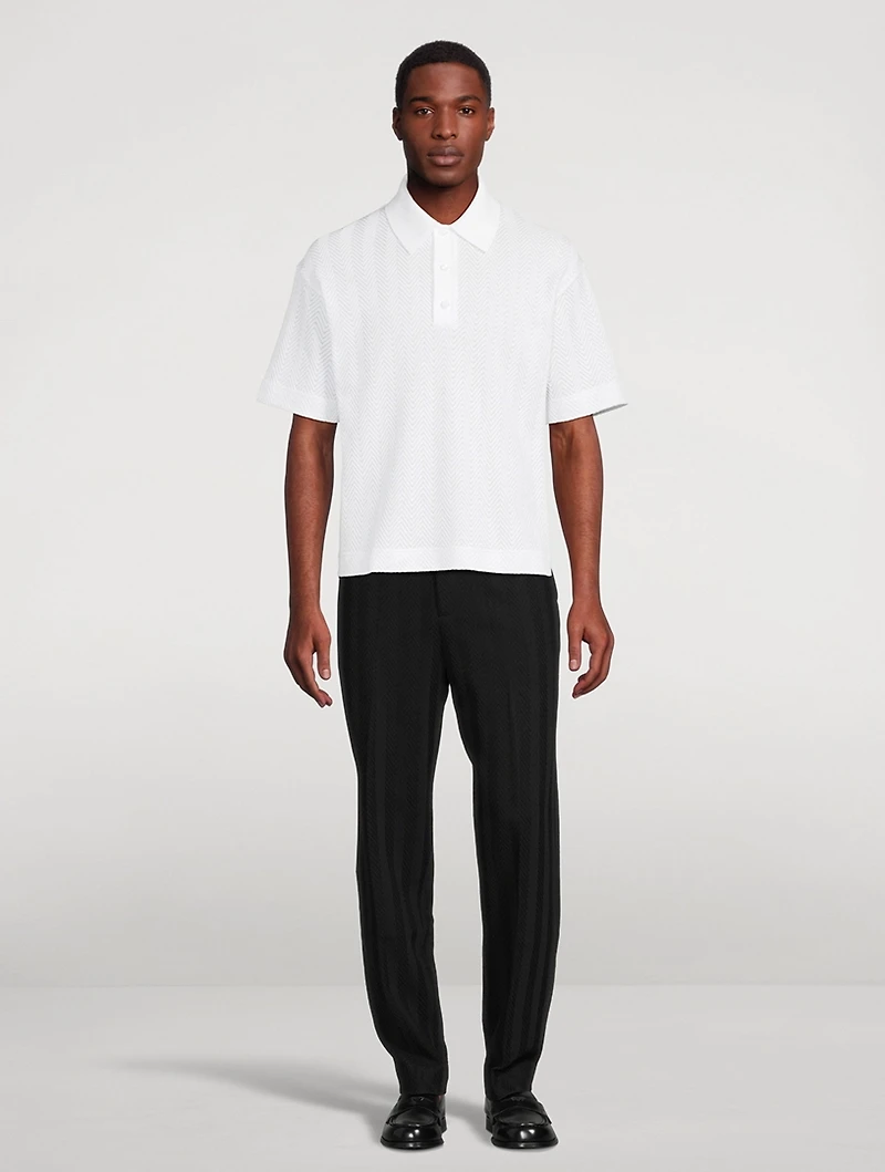 Zig Zag Polo Shirt