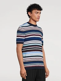 Zig Zag Knit T-Shirt