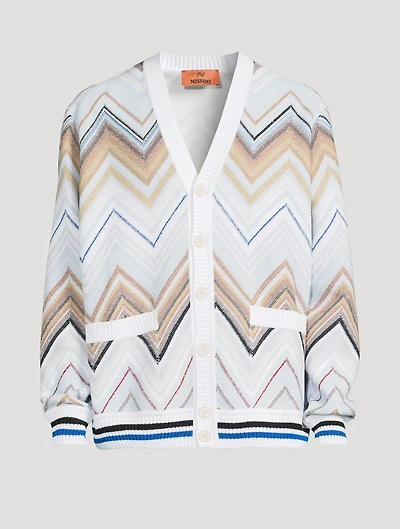 Cotton And Nylon Cardigan