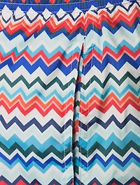 Zip Zag Nylon Swim Shorts