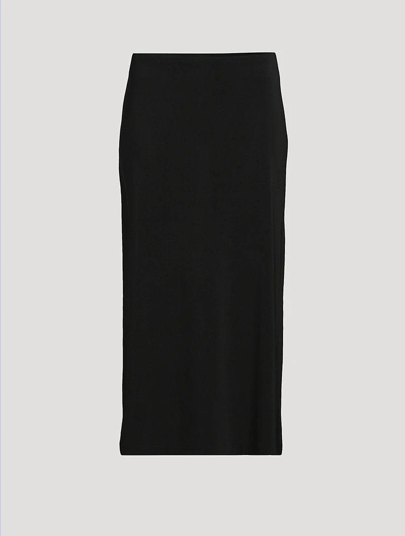Pull-On Midi Skirt