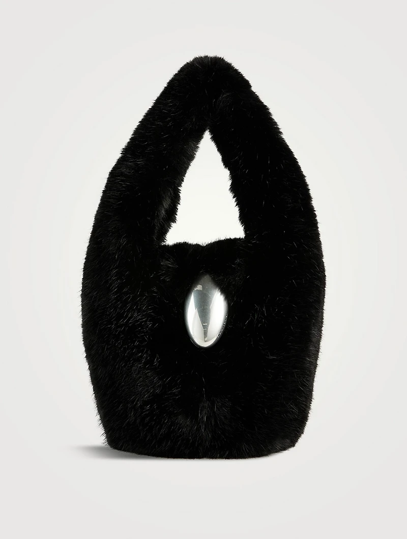 Medium Done Faux Fur Shoulder Bag