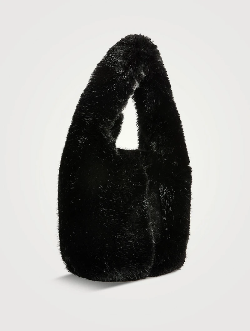 Medium Done Faux Fur Shoulder Bag