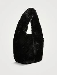 Medium Done Faux Fur Shoulder Bag