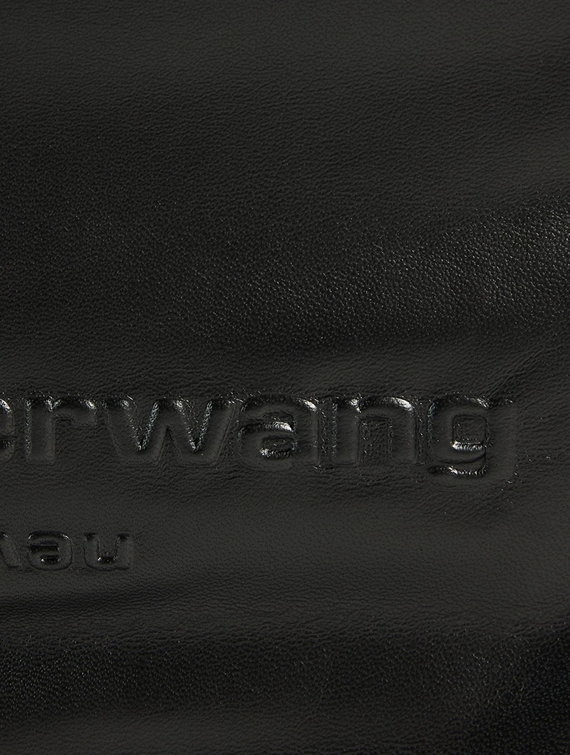 Large Ryan Puff Leather Shoulder Bag