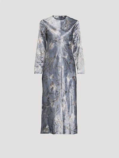 Night Carnation Midi Dress