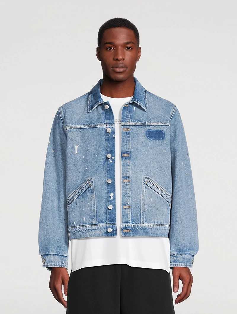 Distressed Denim Jacket