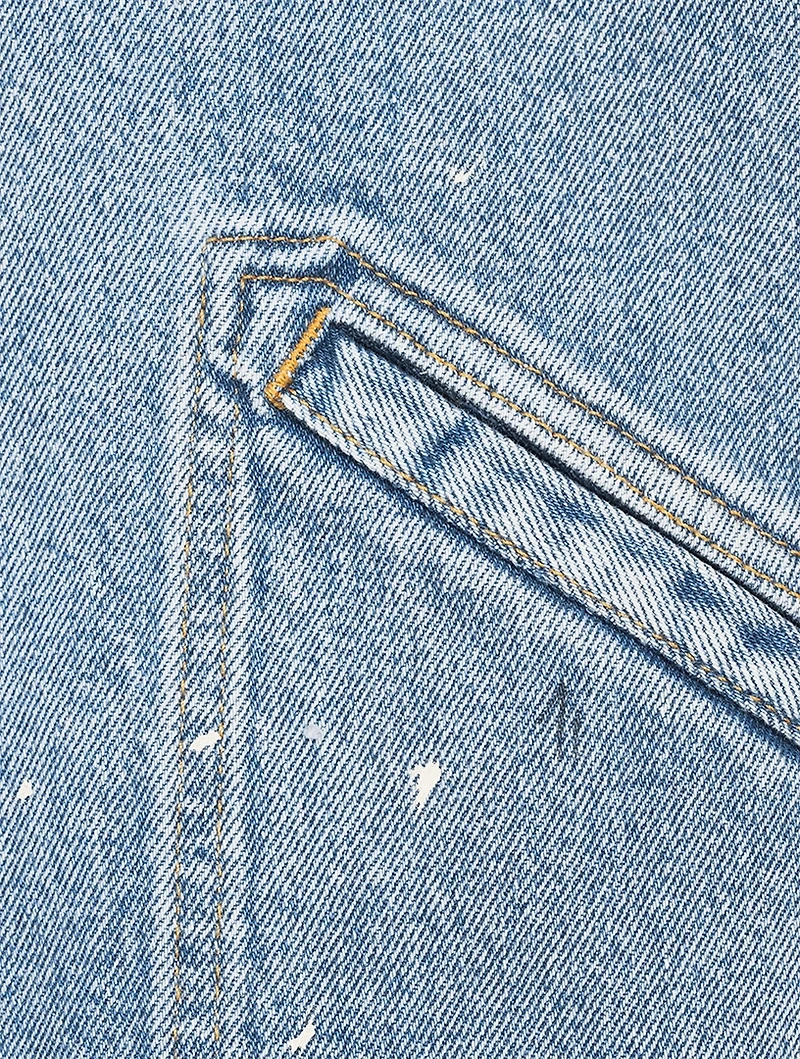 Distressed Denim Jacket