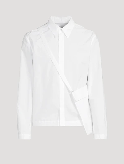 Dress Shirt With Crossbody Bag