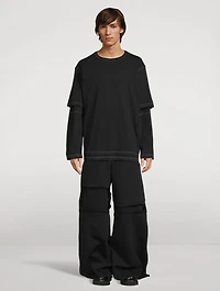 Layered Long-Sleeve T-Shirt