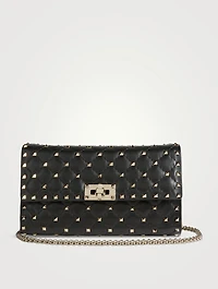 Rockstud Spike Leather Clutch