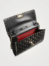 Rockstud Spike Leather Clutch