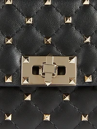 Rockstud Spike Leather Clutch