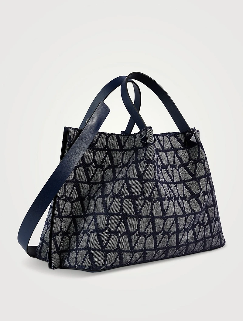 Medium VLOGO Toile Iconographe Tote Bag