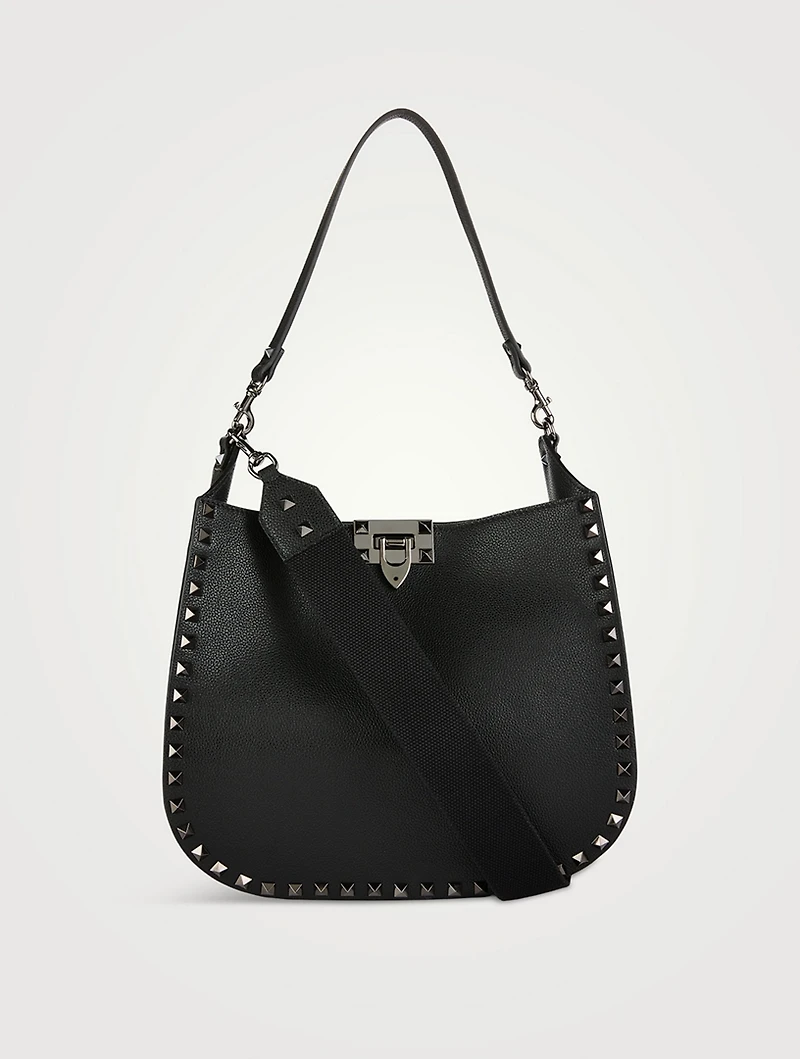 Rockstud Leather Shoulder Bag