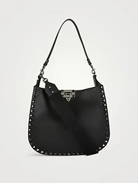 Rockstud Leather Shoulder Bag