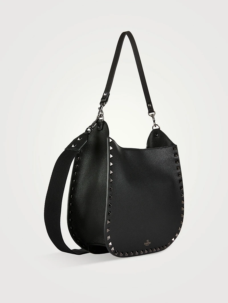 Rockstud Leather Shoulder Bag