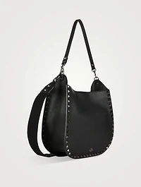 Rockstud Leather Shoulder Bag
