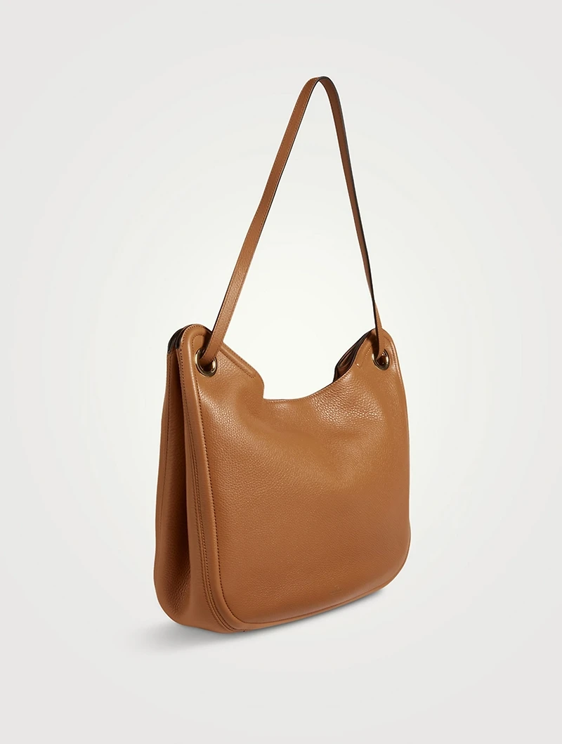 VLOGO Gate Leather Tote Bag