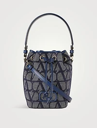 Mini VLOGO Toile Iconographe Bucket Bag