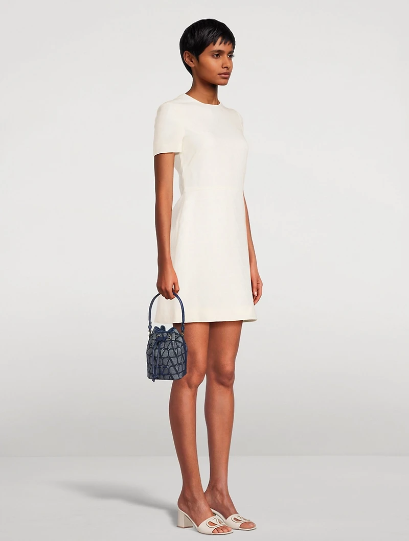 Mini VLOGO Toile Iconographe Bucket Bag