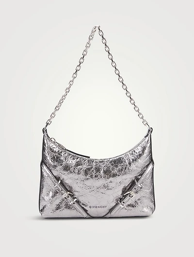 Voyou Party Metallic Leather Shoulder Bag
