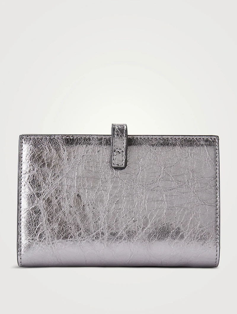 Voyou Metallic Leather Wallet