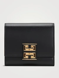 4G Leather Trifold Wallet