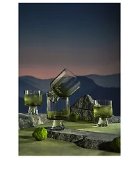 Four-Piece Tank Set Low Ball Glass Set