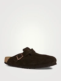 Boston Suede Clogs