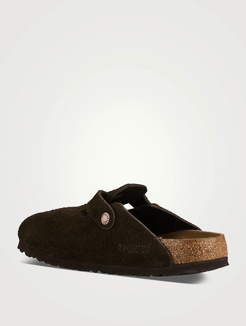 Boston Suede Clogs