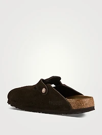 Boston Suede Clogs