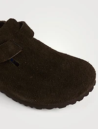 Boston Suede Clogs