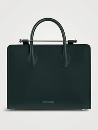 Midi Leather Tote Bag